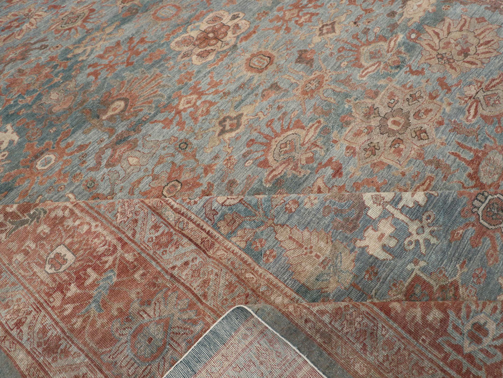 Antique Persian Mahal Oversize Carpet, No.27838 - Galerie Shabab