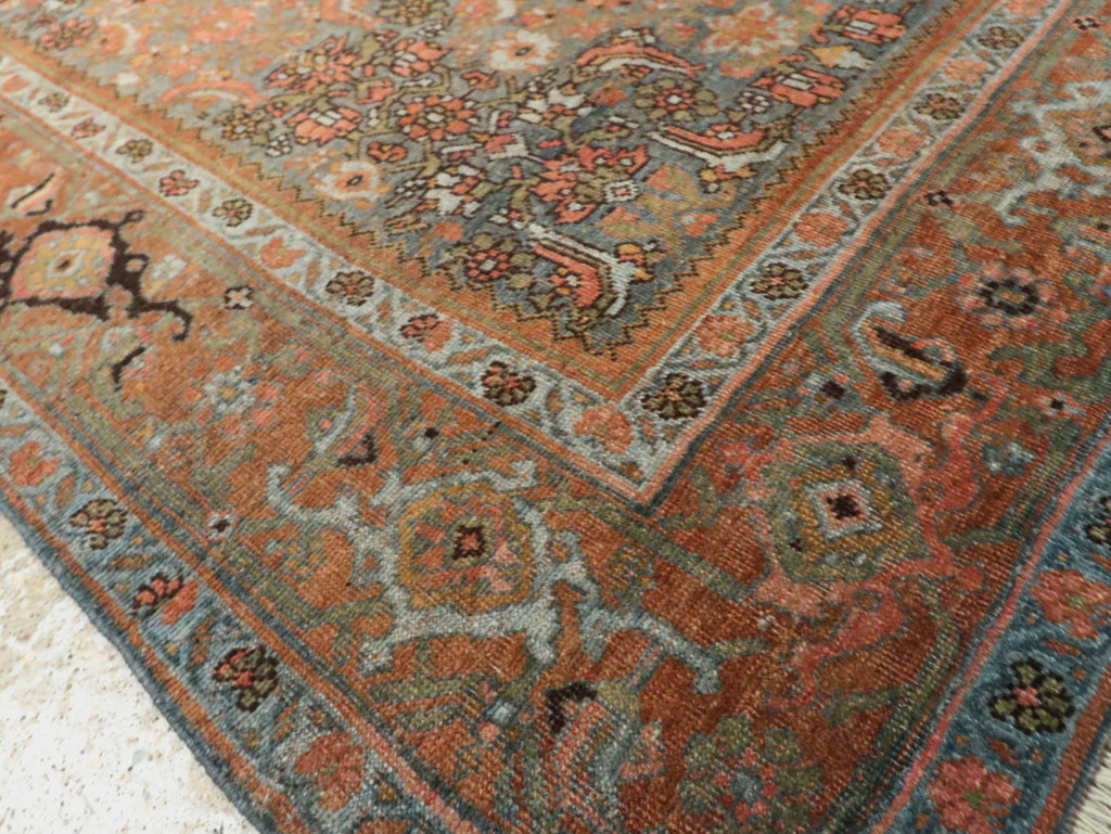 Antique Persian Bidjar Accent Rug, No.27862 - Galerie Shabab