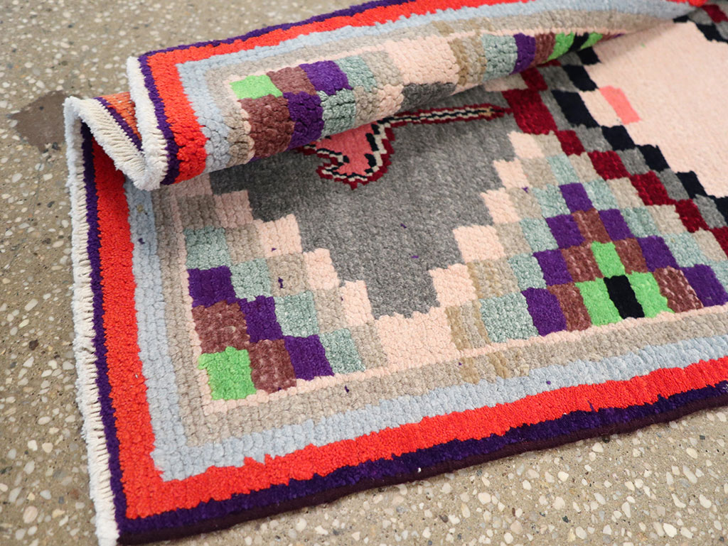 Vintage Persian Mahal Small Runner, No.27868 - Galerie Shabab