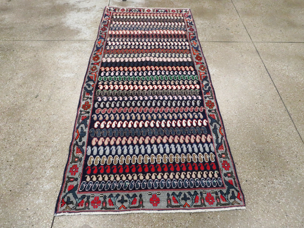 Vintage Persian Hamadan Rug, No.27871 - Galerie Shabab