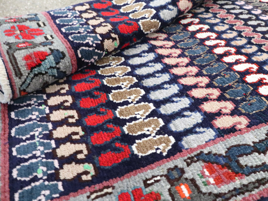 Vintage Persian Hamadan Rug, No.27871 - Galerie Shabab