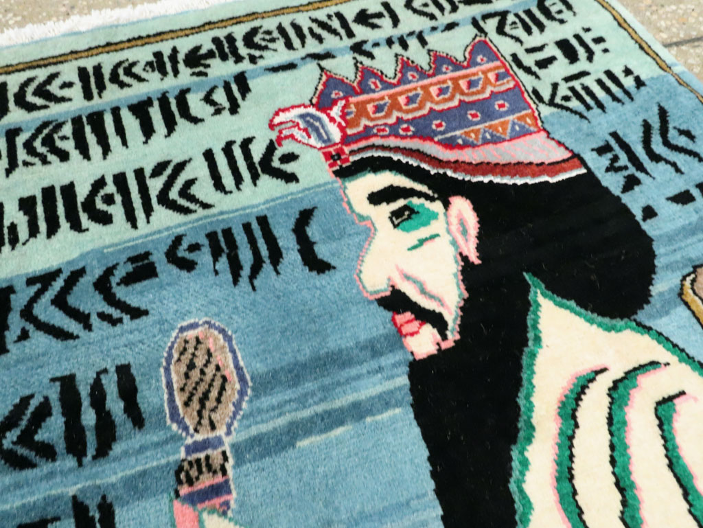 Persian Tabriz Pictorial Rug, No.27918 - Galerie Shabab