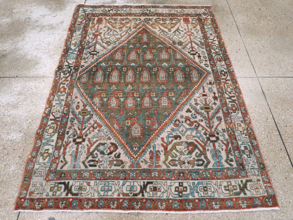 Vintage Persian Malayer Rug, No.27934 - Galerie Shabab