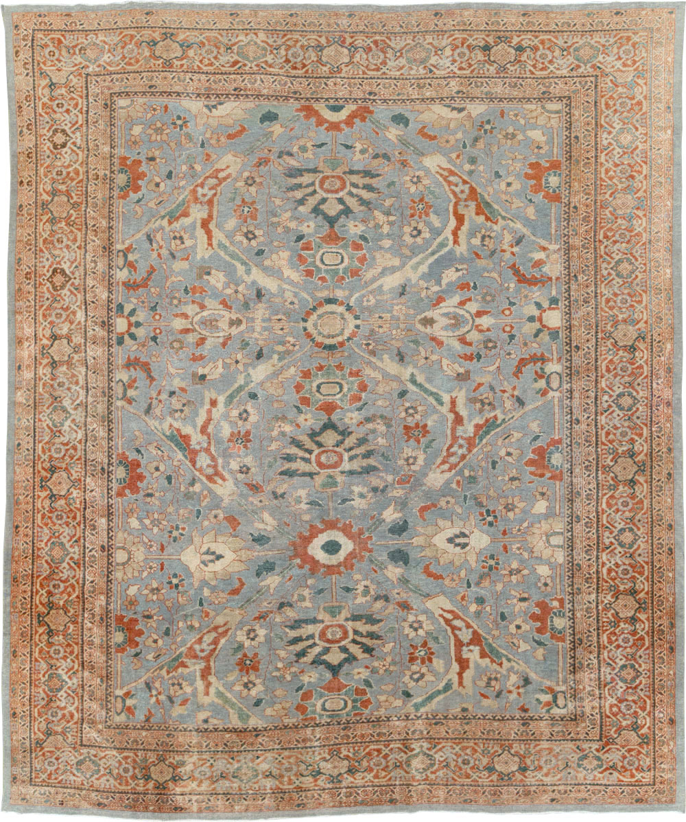 Antique Persian Sultanabad Room Size Carpet, No.27943 - Galerie Shabab