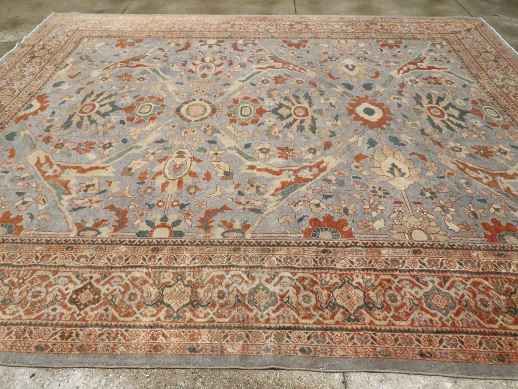 Antique Persian Sultanabad Room Size Carpet, No.27943 - Galerie Shabab