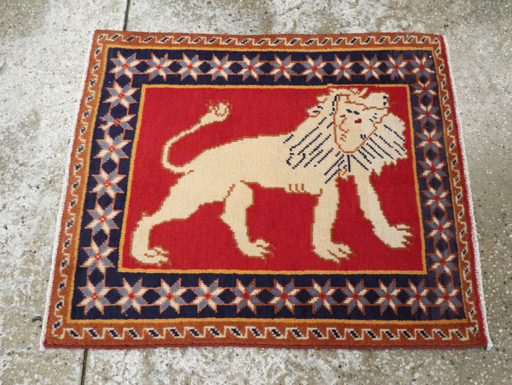 Vintage Persian Tabriz Pictorial Rug (Pair: 5 of 6), No.27992 - Galerie Shabab