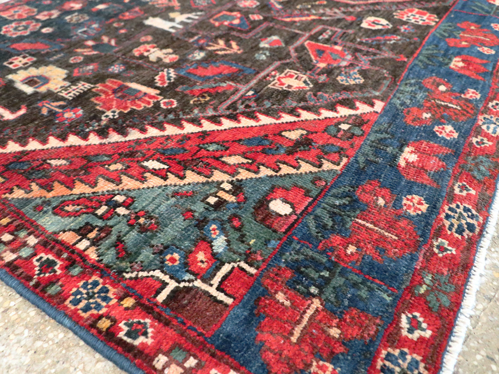 Vintage Persian Afshar Wagireh Rug, No.27997 - Galerie Shabab