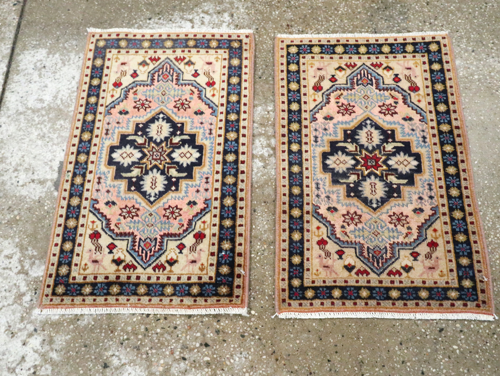 Vintage Persian Ardabil Rug (Pair: 1 of 2), No.27998 - Galerie Shabab