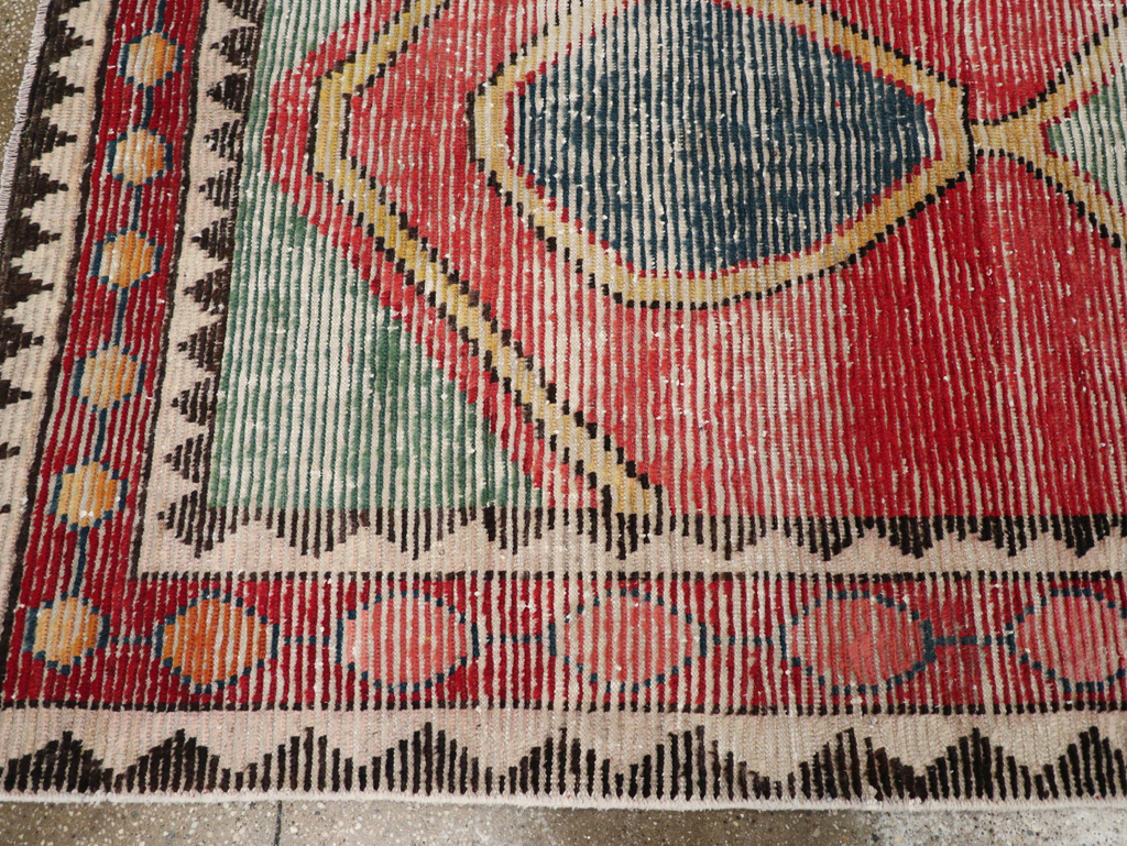 Vintage Persian Gabbeh Rug, No.28013 - Galerie Shabab