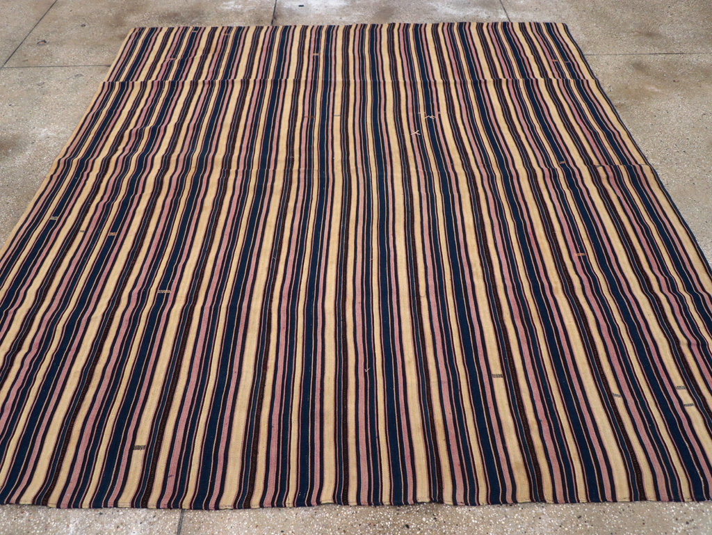 Vintage Persian Flatweave, No.28030 - Galerie Shabab