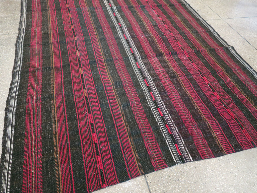 Vintage Persian Flatweave, No.28031 - Galerie Shabab