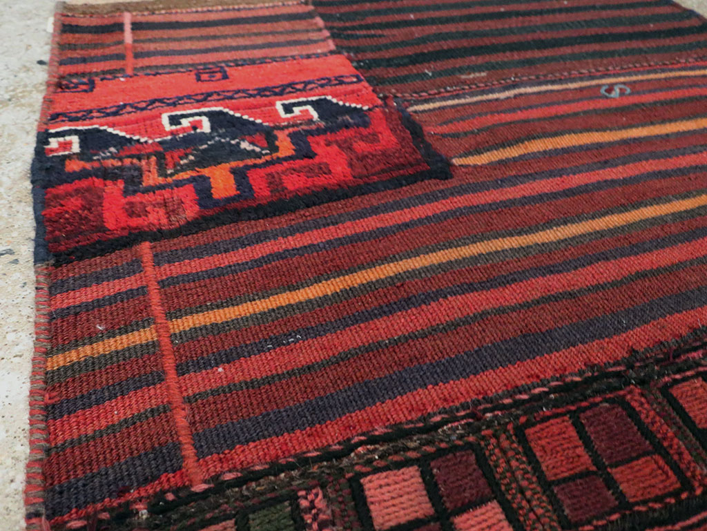 Vintage Persian Flatweave Rug, No.28048 - Galerie Shabab