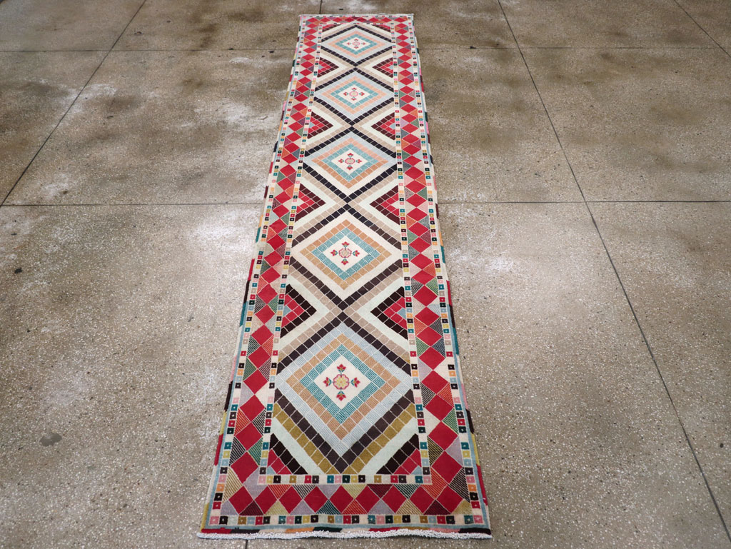 Vintage Persian Mashad Runner, No.28068 - Galerie Shabab