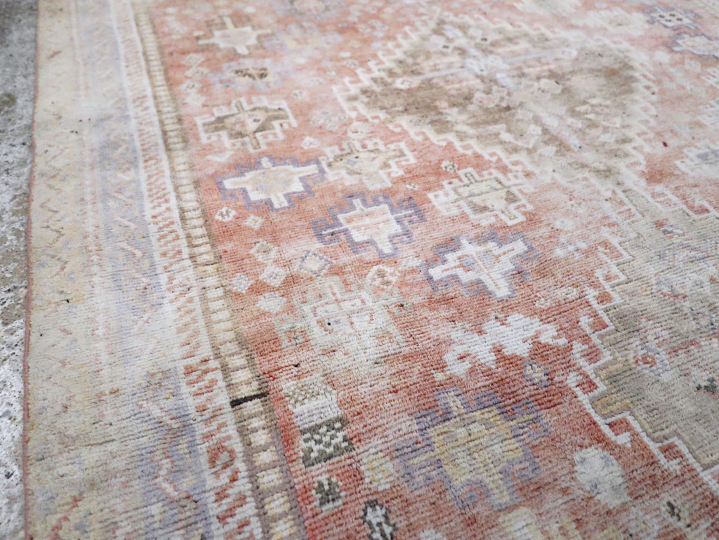 Vintage Persian Cotton Shiraz Accent Rug, No.28086 - Galerie Shabab