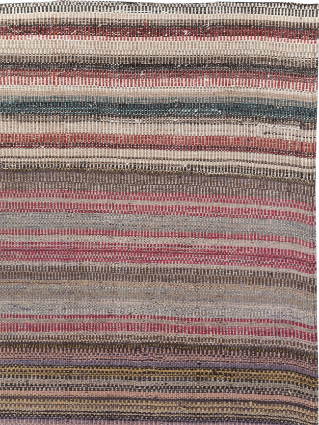 Vintage Persian Flatweave, No.28109 - Galerie Shabab