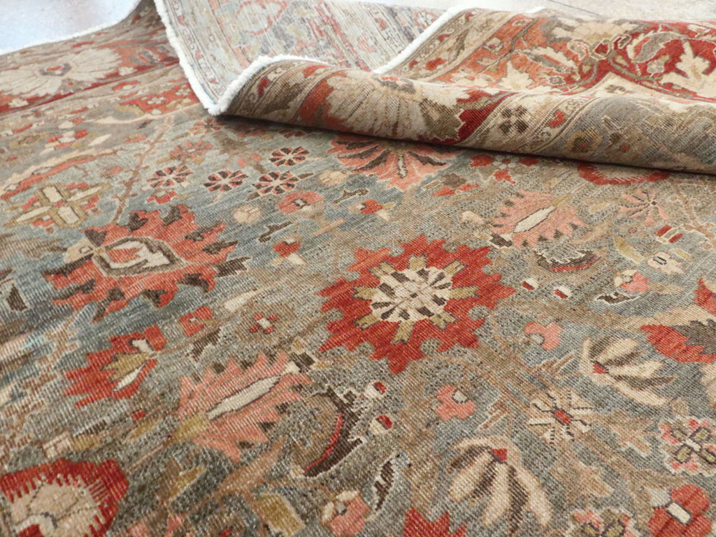 Antique Persian Sarouk Carpet, No.28132 - Galerie Shabab