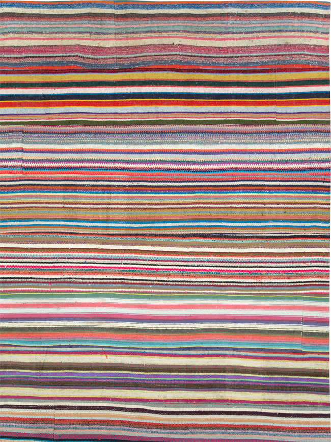 Vintage Turkish Flatweave, No.28251 - Galerie Shabab