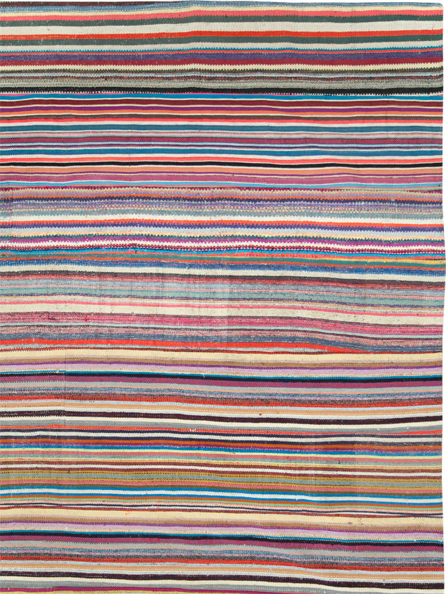 Vintage Turkish Flatweave, No.28251 - Galerie Shabab