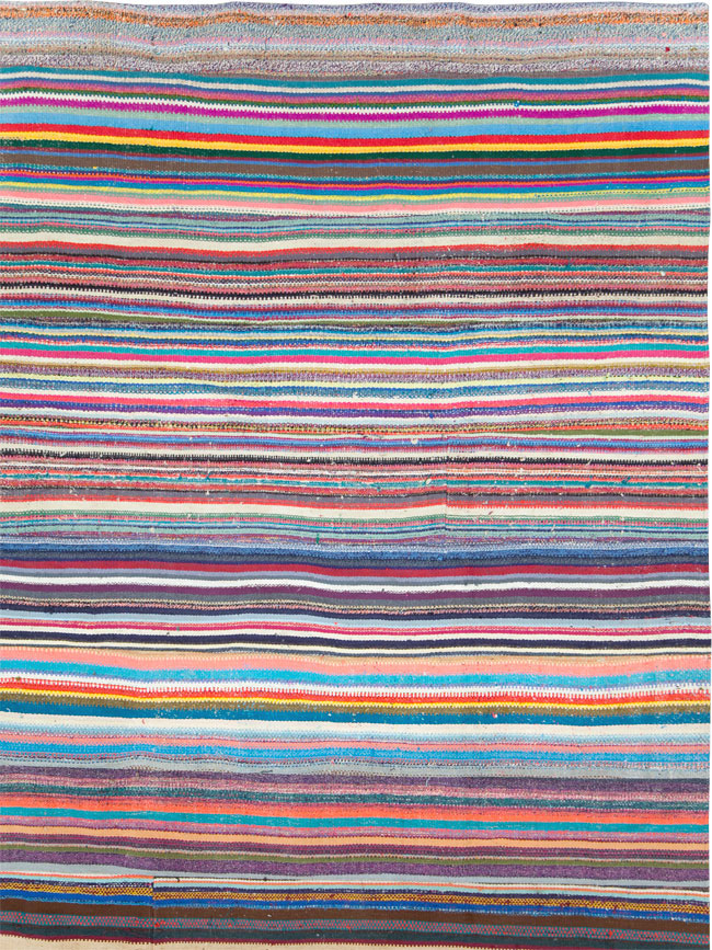 Vintage Turkish Flatweave, No.28252 - Galerie Shabab