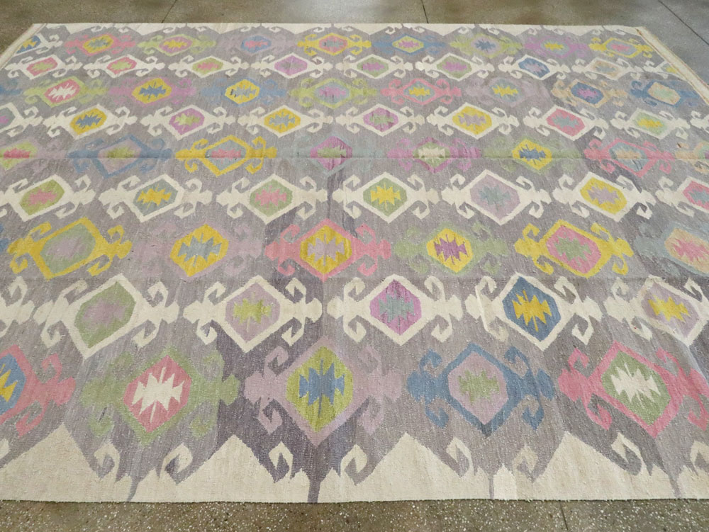 Modern Turkish Flatweave, No.28276 - Galerie Shabab