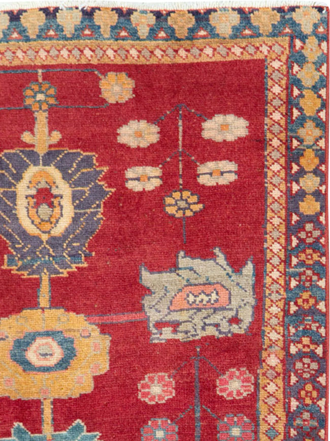 Vintage Persian Mahal Rug, No.28290 - Galerie Shabab