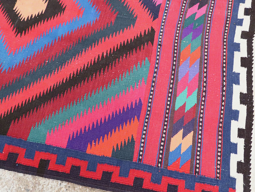 Vintage Persian Flatweave, No.28298 - Galerie Shabab