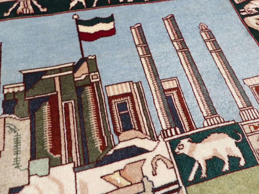 Vintage Persian Tabriz Rug, No.28315 - Galerie Shabab