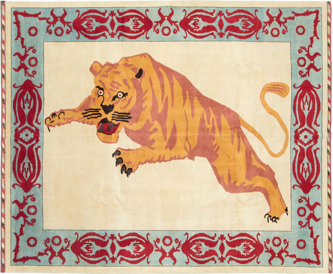 Modern Turkish Pictorial Carpet, No.28351 - Galerie Shabab