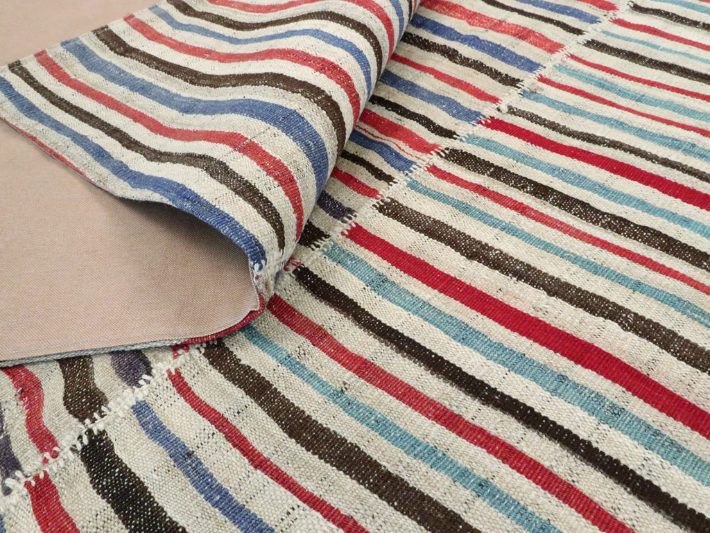 Vintage Persian Flatweave, No.28392 - Galerie Shabab