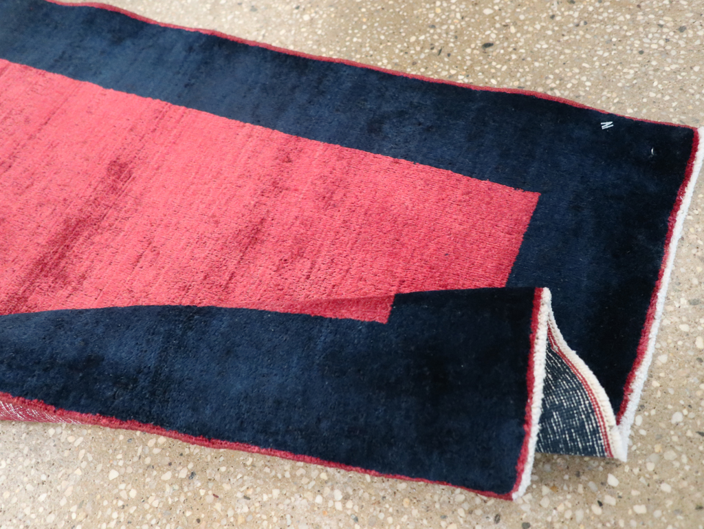 Vintage Persian Mahal Rug, No.28430 - Galerie Shabab