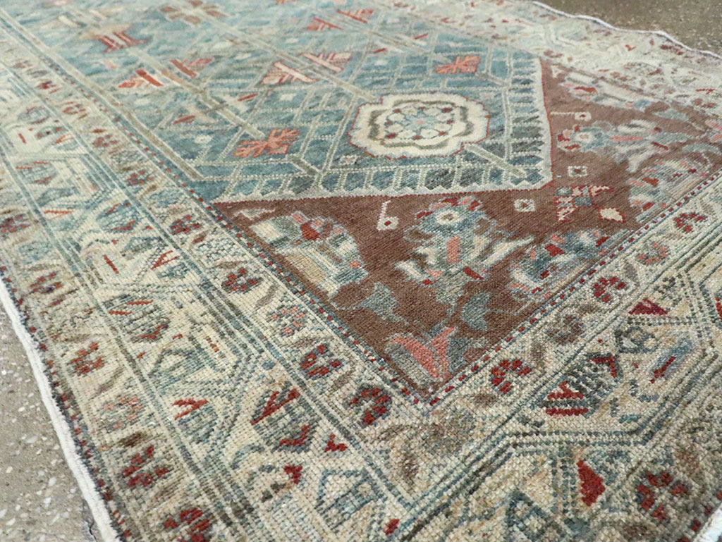 Vintage Persian Malayer Long Runner, No.28468 - Galerie Shabab