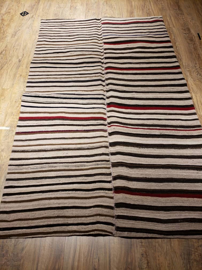 Vintage Persian Kilim Flatweave, No.28513 - Galerie Shabab