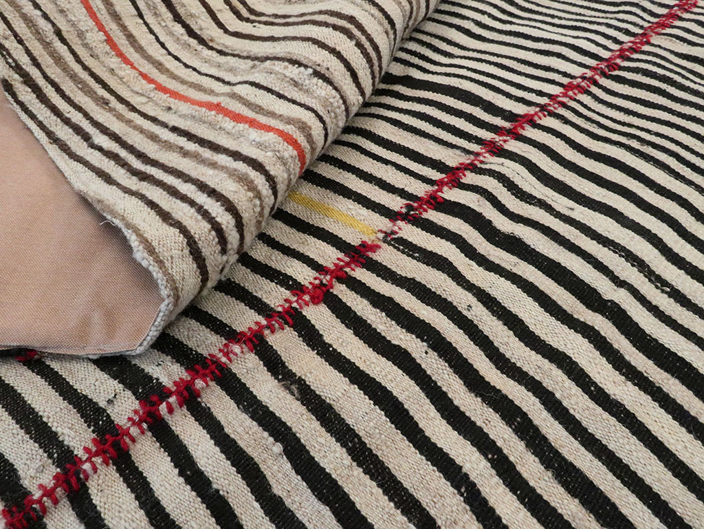 Vintage Persian Flatweave, No.28541 - Galerie Shabab