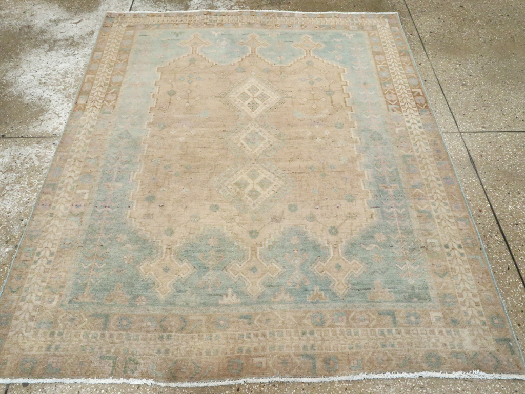 Vintage Persian Afshar Tribal Accent Rug, No.28583 - Galerie Shabab