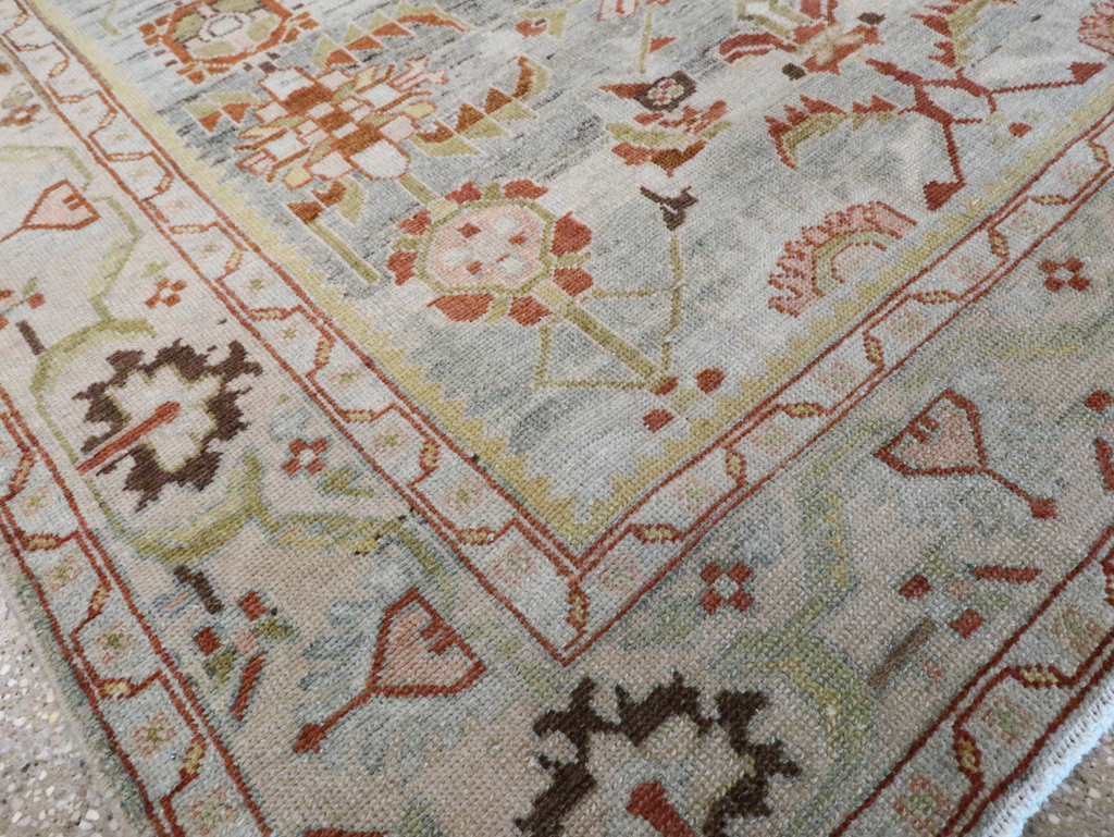 Vintage Persian Malayer Accent Rug, No.28585 - Galerie Shabab