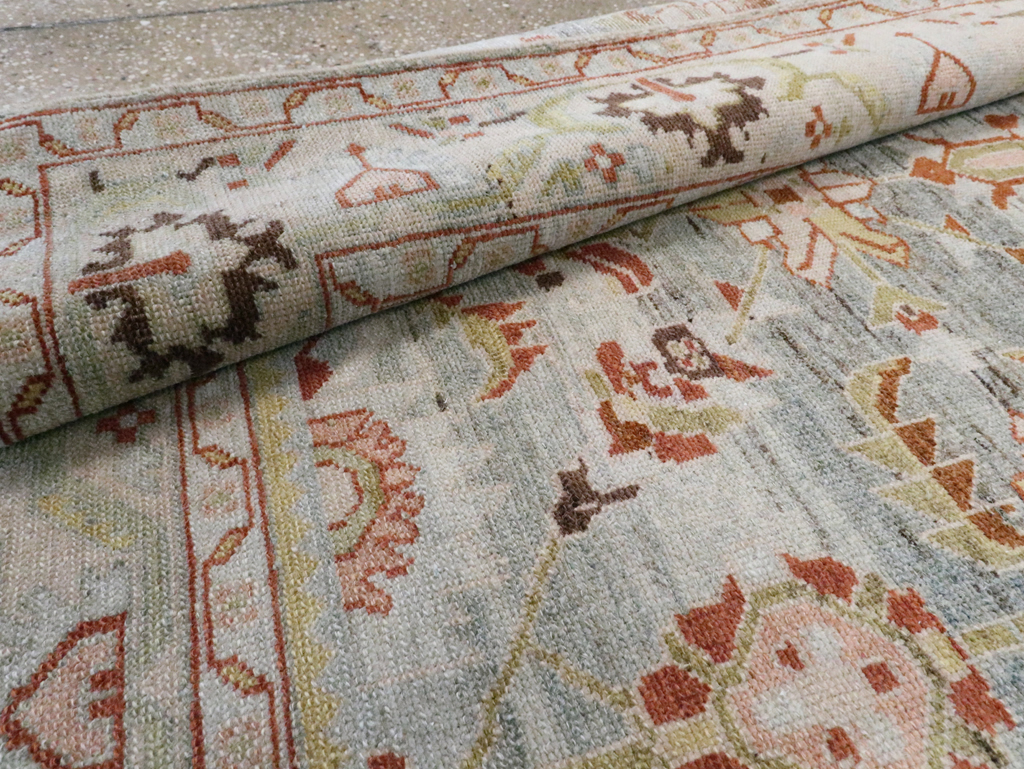 Vintage Persian Malayer Accent Rug, No.28585 - Galerie Shabab