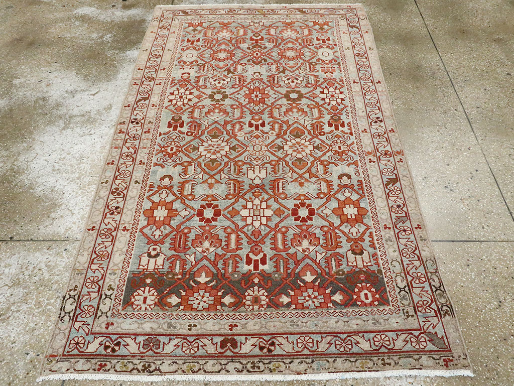 Vintage Persian Malayer Accent Rug, No.28597 - Galerie Shabab