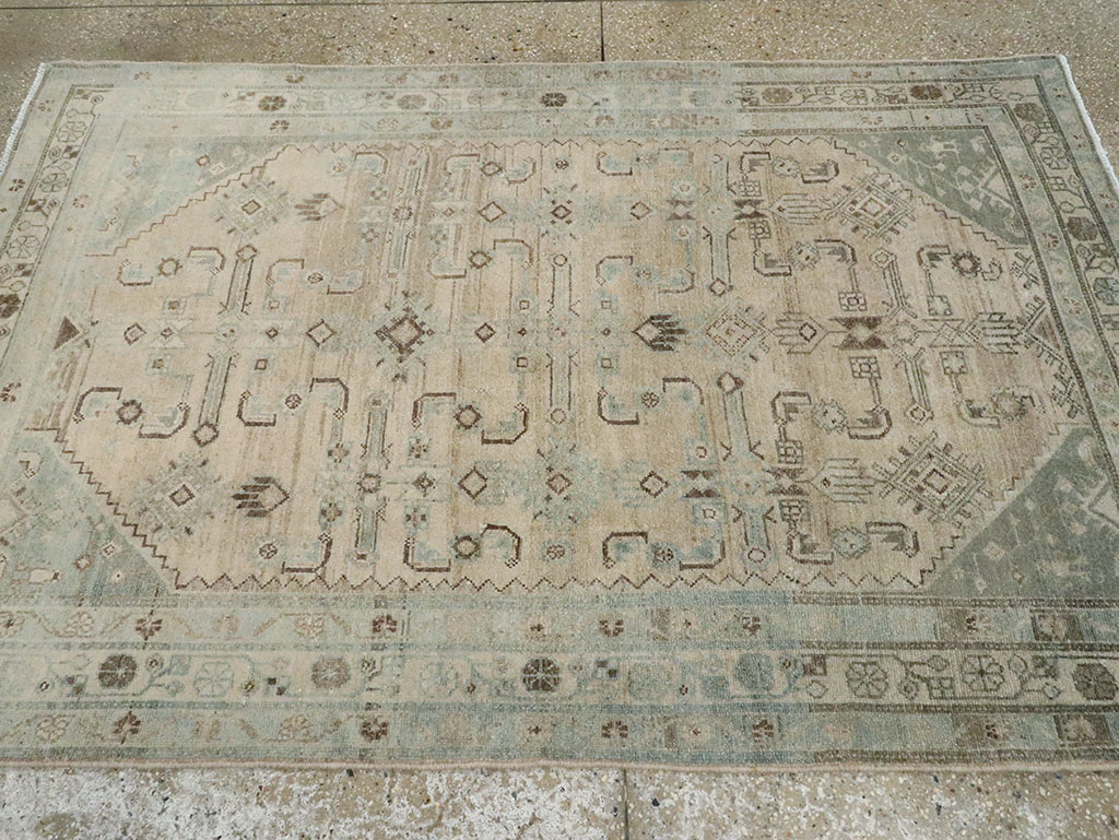 Vintage Persian Malayer Rug, No.28601 - Galerie Shabab