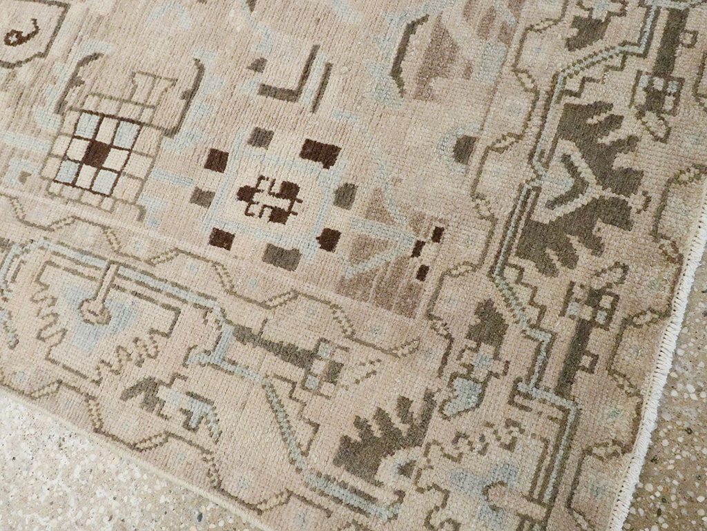 Vintage Persian Malayer Accent Rug, No.28622 - Galerie Shabab