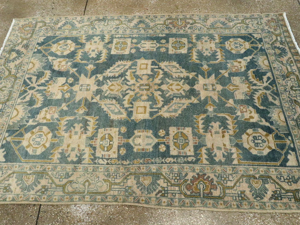 Vintage Persian Malayer Accent Rug, No.28630 - Galerie Shabab