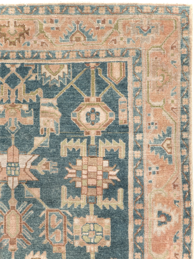 Vintage Persian Malayer Accent Rug, No.28631 - Galerie Shabab