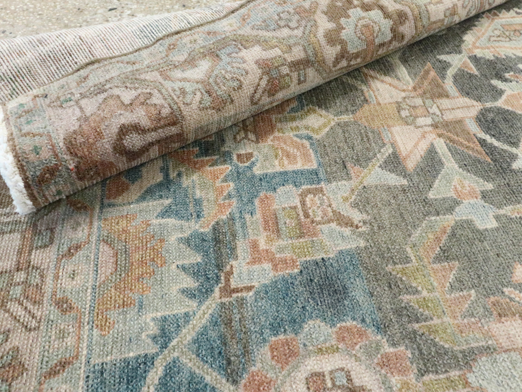 Vintage Persian Malayer Accent Rug, No.28642 - Galerie Shabab