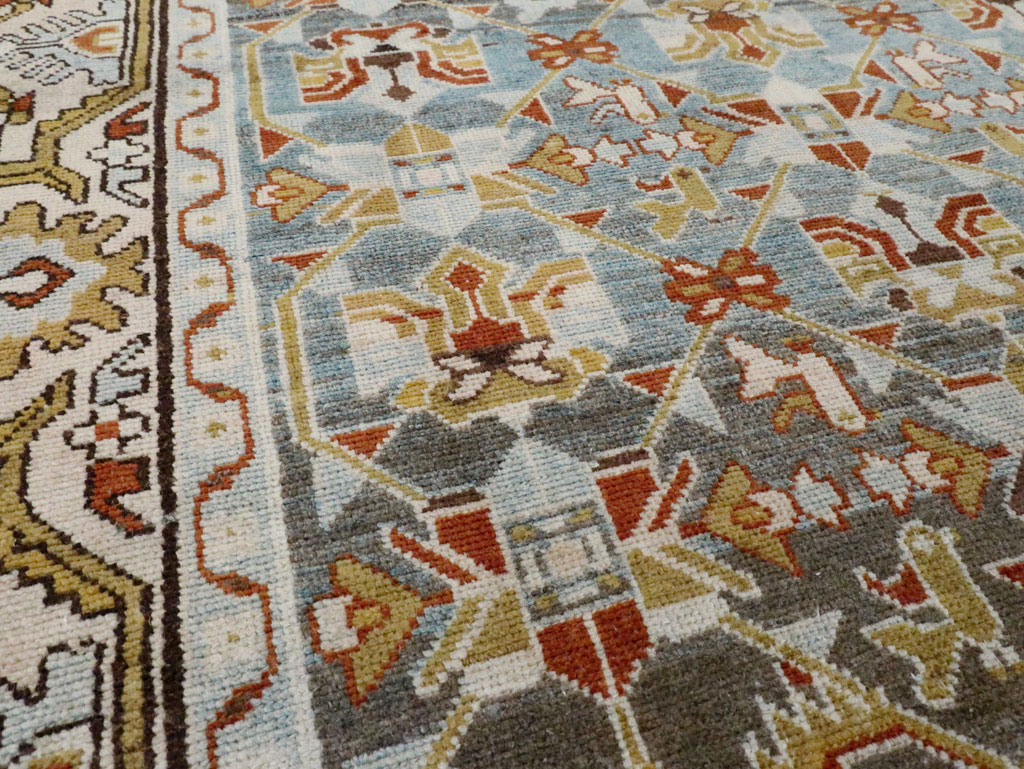 Vintage Persian Malayer Accent Rug, No.28648 - Galerie Shabab