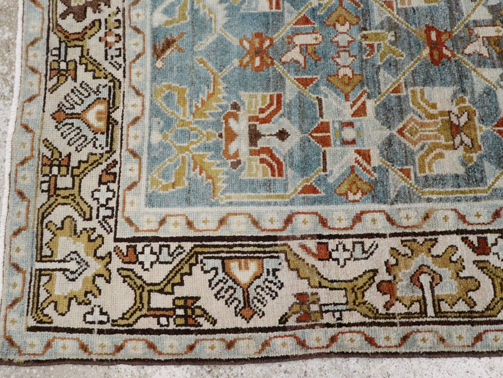 Vintage Persian Malayer Accent Rug, No.28648 - Galerie Shabab
