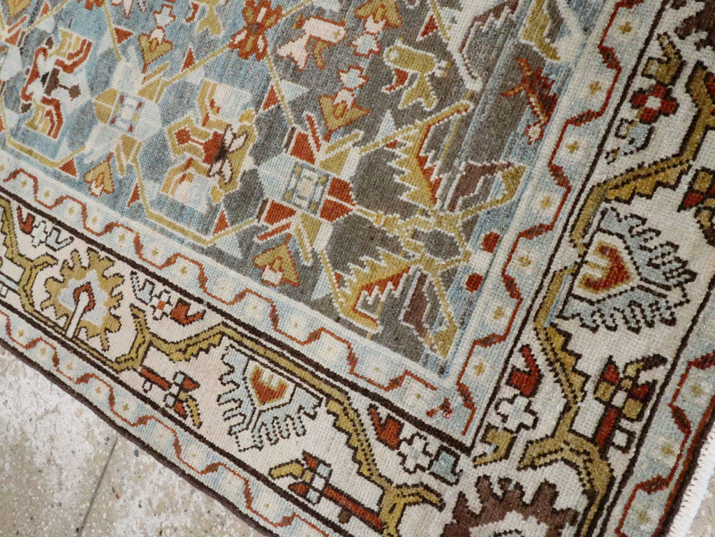 Vintage Persian Malayer Accent Rug, No.28648 - Galerie Shabab