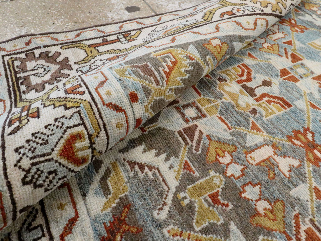 Vintage Persian Malayer Accent Rug, No.28648 - Galerie Shabab