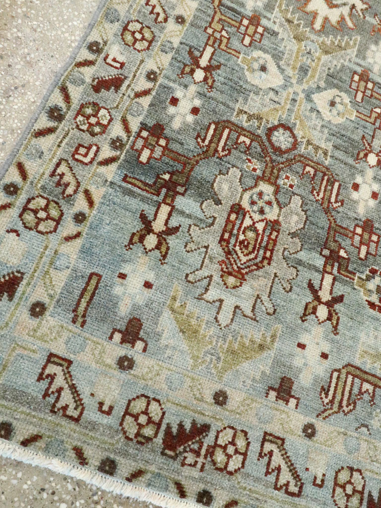 Vintage Persian Malayer Accent Rug, No.28656 - Galerie Shabab