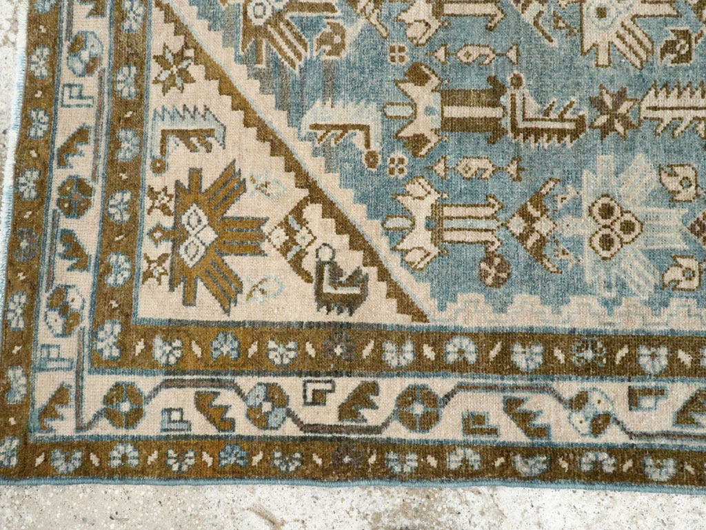 Vintage Persian Malayer Accent Rug, No.28659 - Galerie Shabab