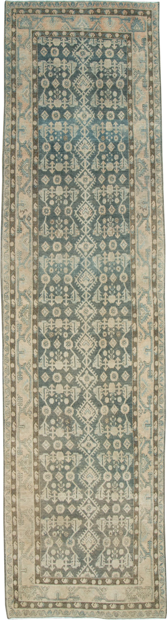 Vintage Persian Malayer Runner, No.28673 - Galerie Shabab