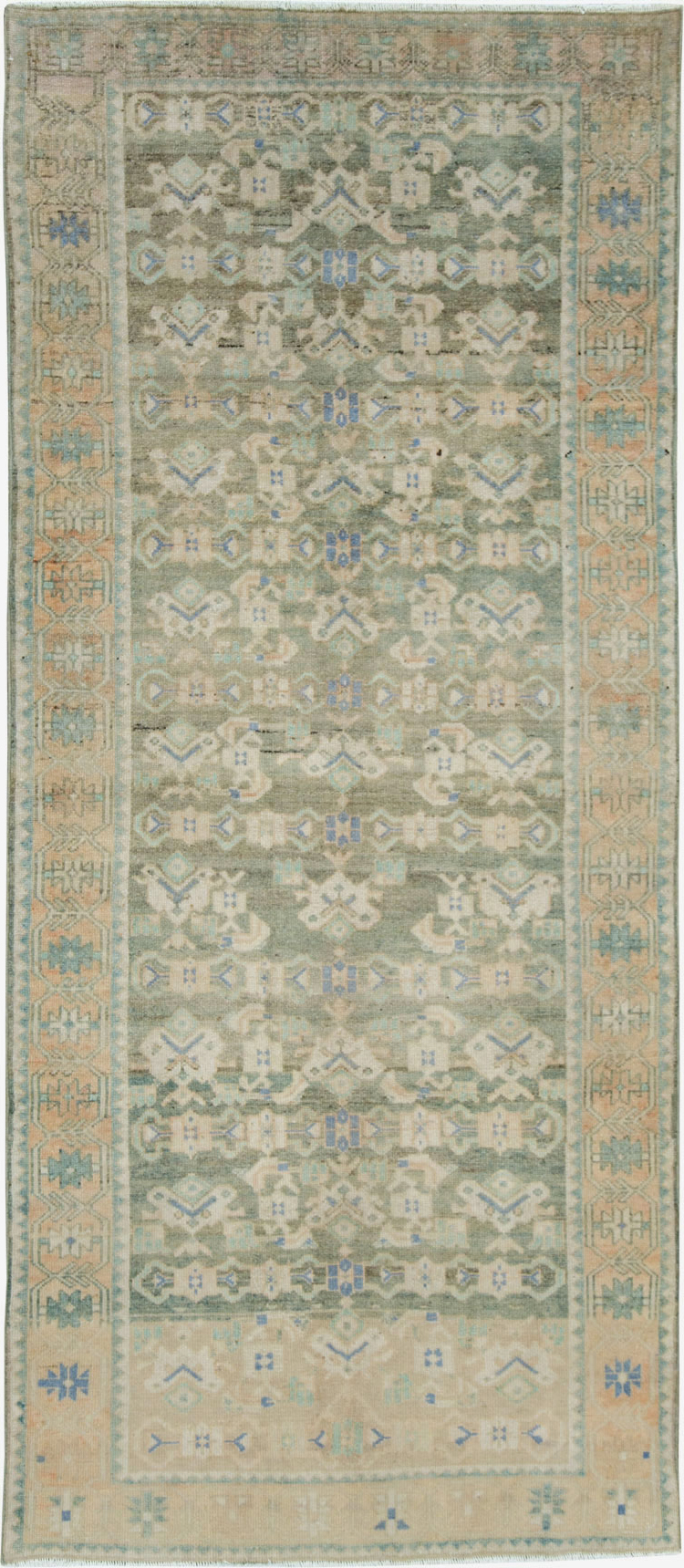 Vintage Persian Malayer Runner, No.28682 - Galerie Shabab
